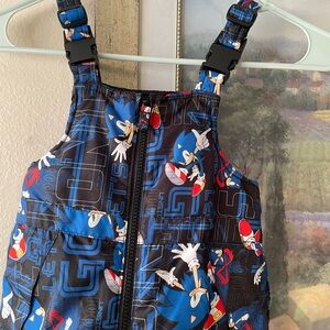 Sonic the hedgehog snow suit SEGA 3t